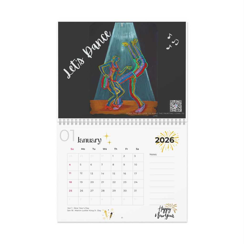 2026 O'Bannon Studios Interactive Jazz Series Calendar