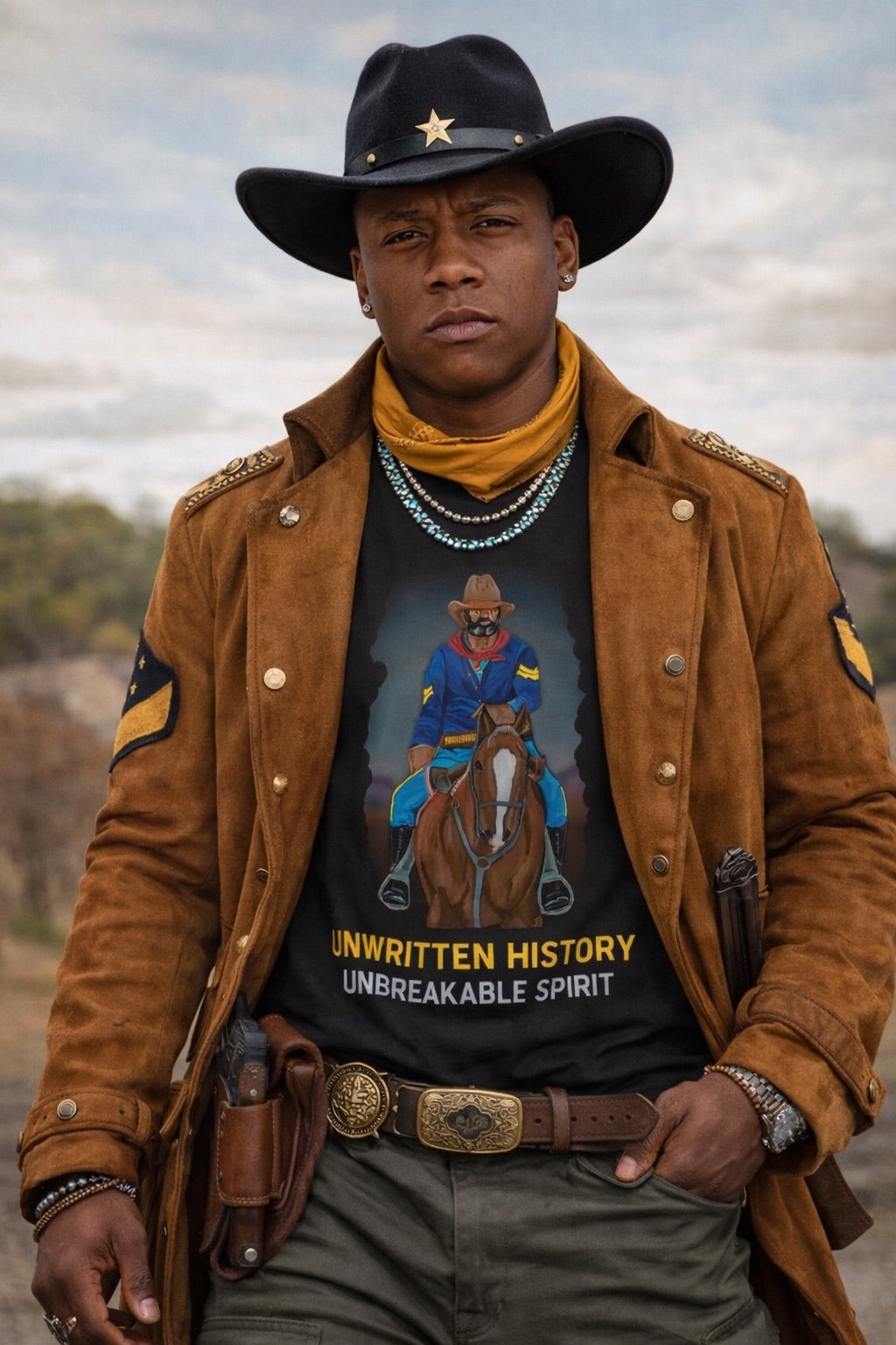 Soul Rider – Buffalo Soldier Organic Unisex T-Shirt