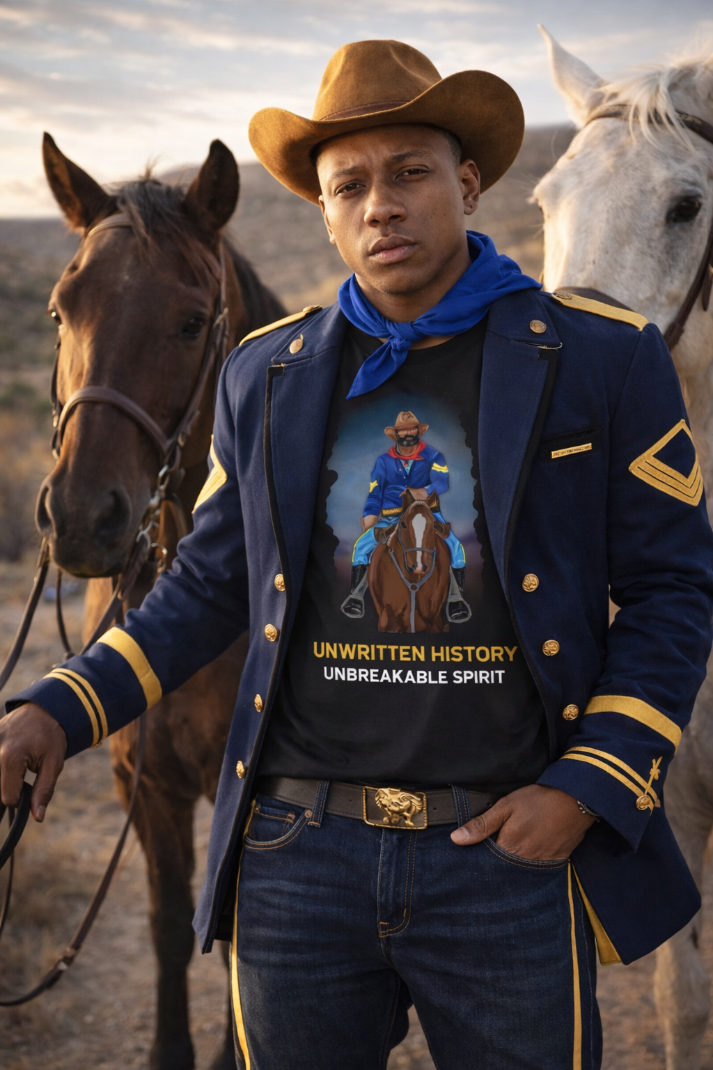 Soul Rider – Buffalo Soldier Organic Unisex T-Shirt