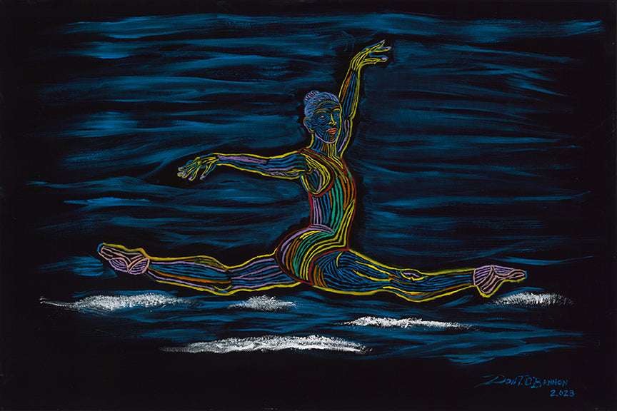 Air Grace Fine Art Print | Jazz Dance Wall Art | O'Bannon Studios