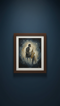 Framed original painting on canvas