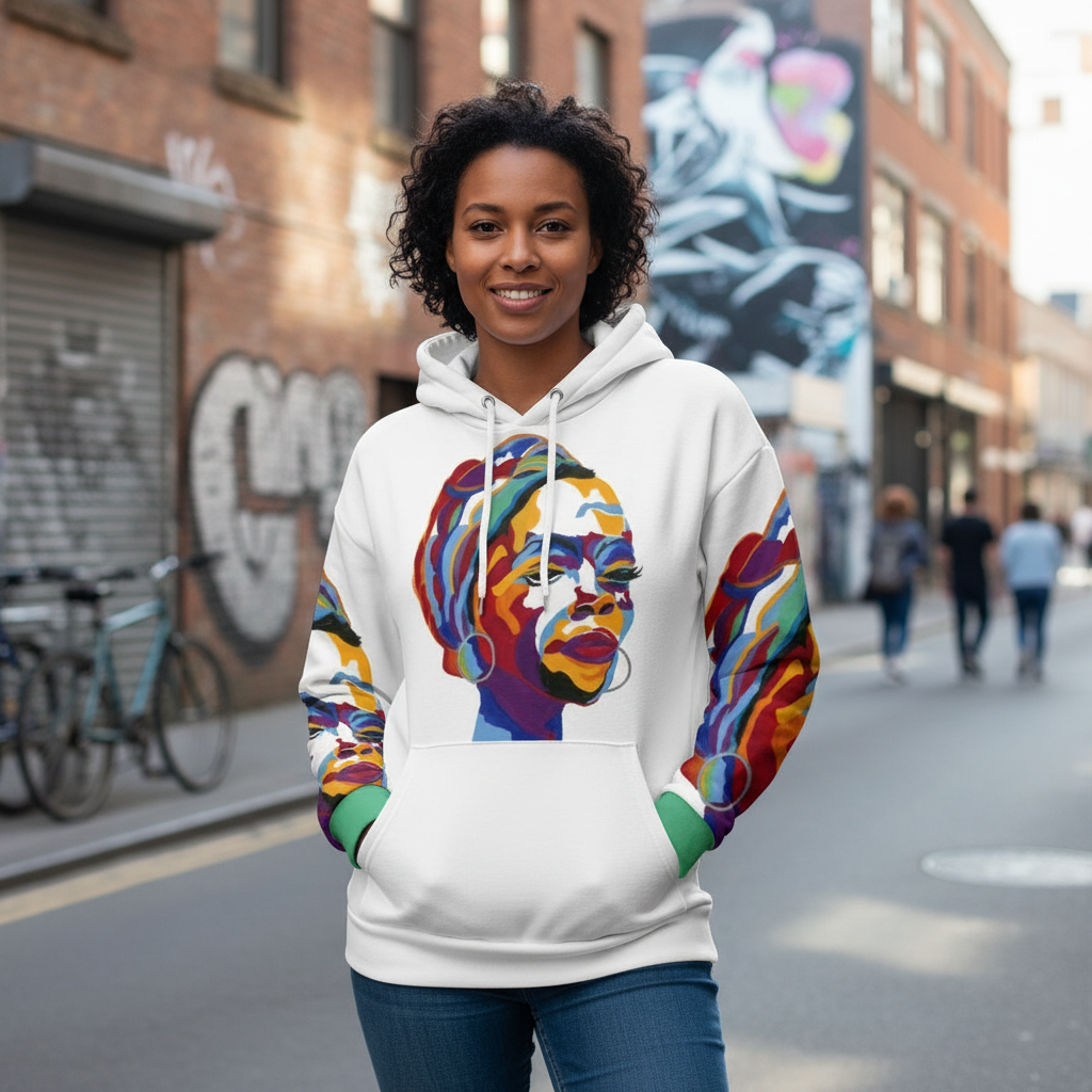 Soul Singer Hoodie - outdoor lifestyle mockup