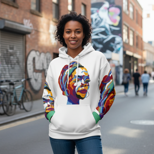 Soul Singer Hoodie - outdoor lifestyle mockup